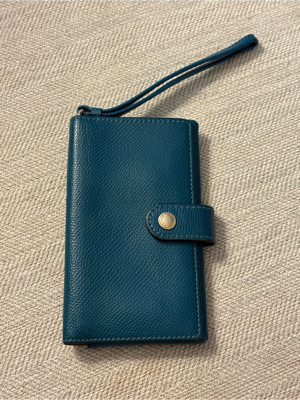 Coach Blue Wallet Wristlet